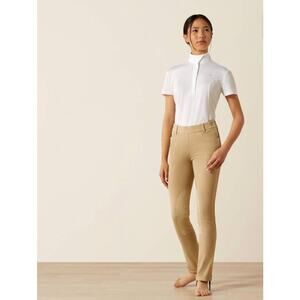 Ariat Heritage Side Zip Knee patch Jod Equestrian Riding Breeches  age 8